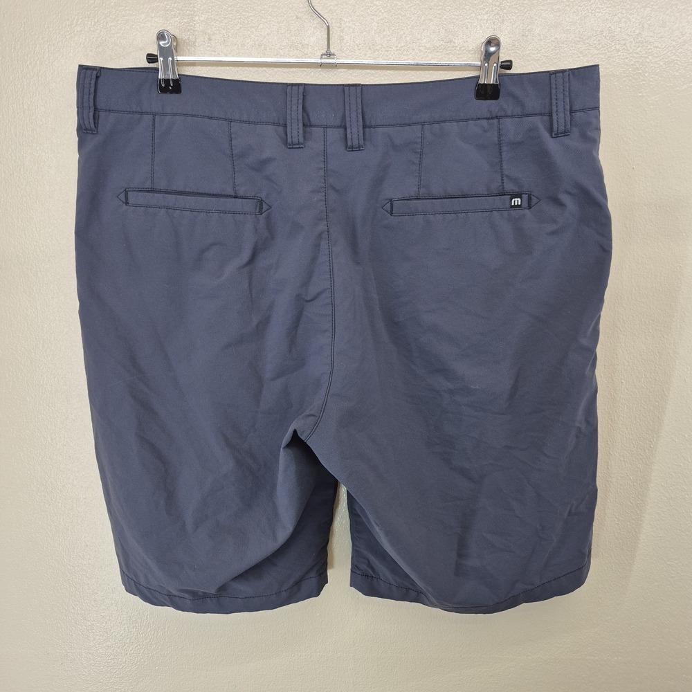 Travis Mathew Shorts Men's 38 Gray Performance Golf Stretch 10" Inseam - Picture 4 of 11